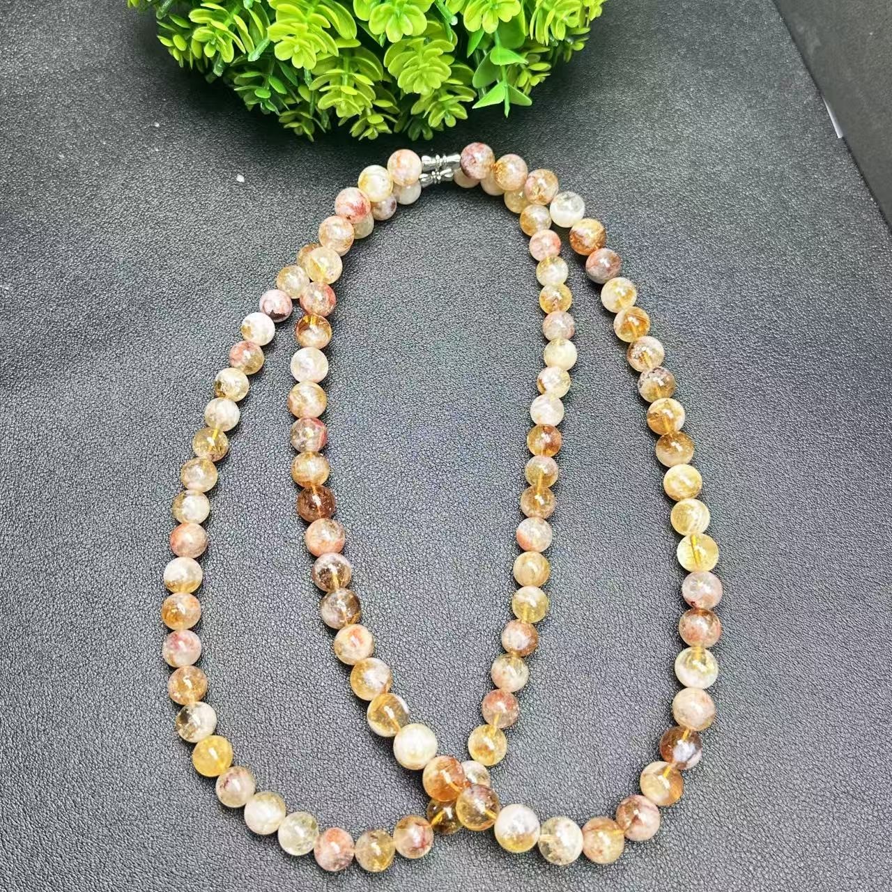 C3500（玉姐珠宝）翳草晶多彩水晶项链-多样性只发一件