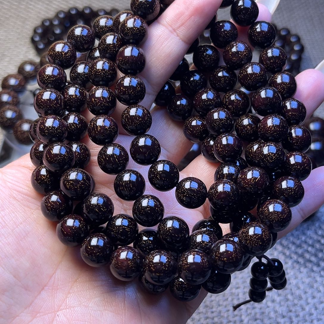 檀香紫檀（小叶紫檀）1.0 108颗满星