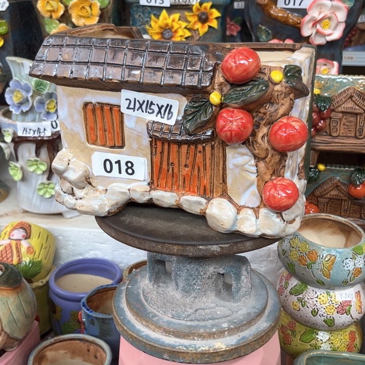 紫砂花盆粗陶材质多肉花盆