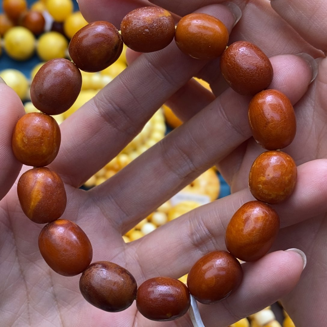 琥珀手链未镶嵌11加