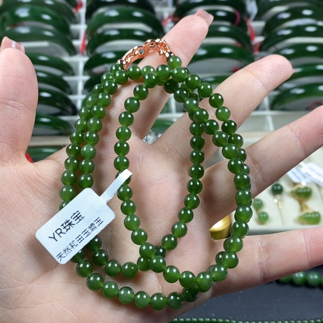 和田玉（碧玉）颈饰未镶嵌ᝰ****.6m