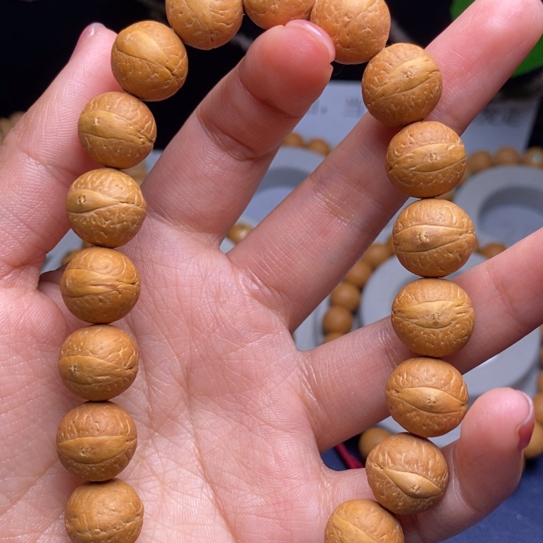 凤眼菩提吊坠13.5手串