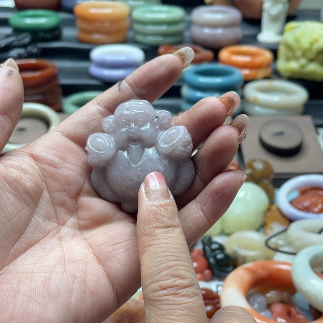 石英质玉手镯合金蜜**笑