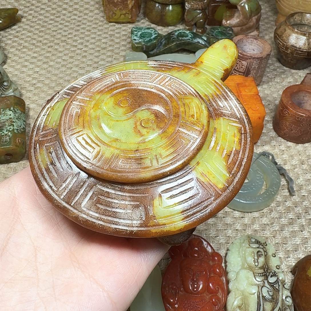 白玉菩提吊坠福****）挂件