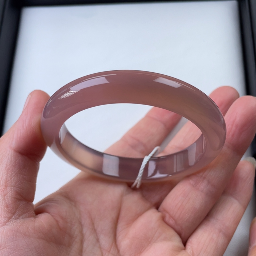 玛瑙/玉髓手镯未镶嵌55圈口