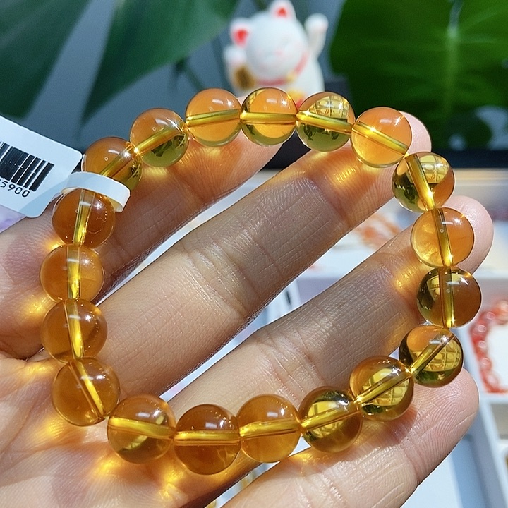 水晶手链未镶嵌黄水晶