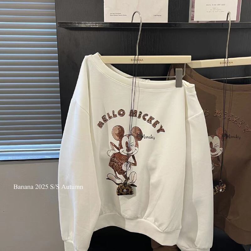 BANANA（8906#）韩系卡通趣味米奇卫衣 kc