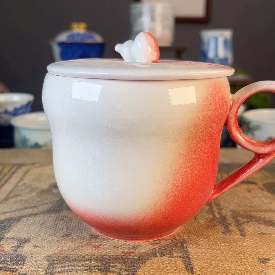 杯景德柴烧茶杯多人