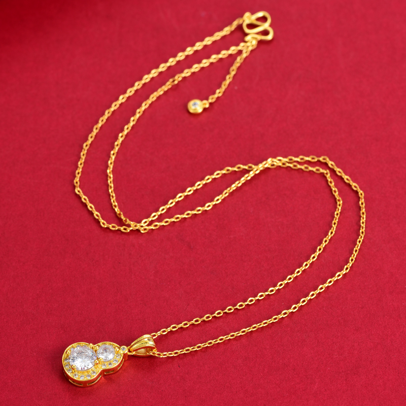  项链 黄色福禄葫芦项链251103-015