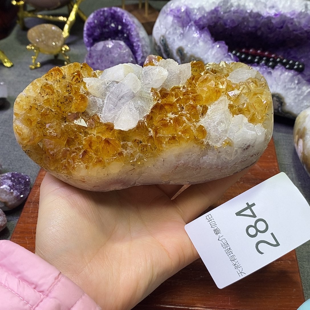 珠宝半成品紫晶未镶嵌