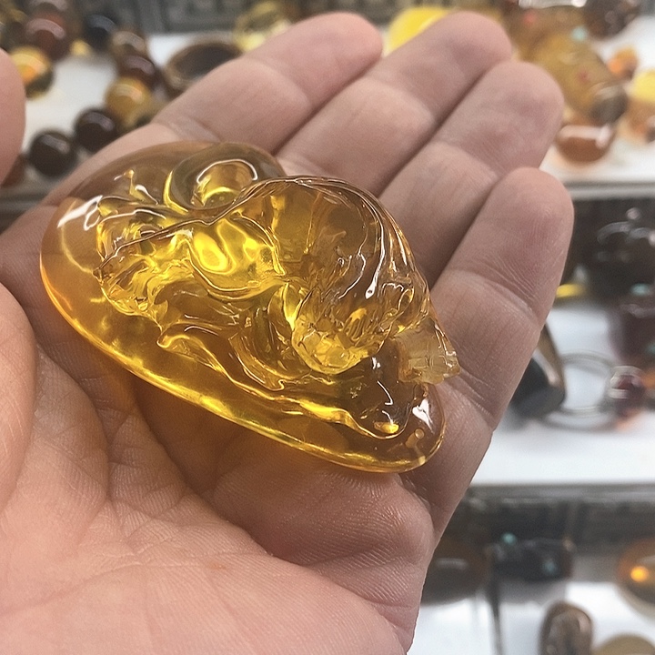 琥珀手链未镶嵌吊坠