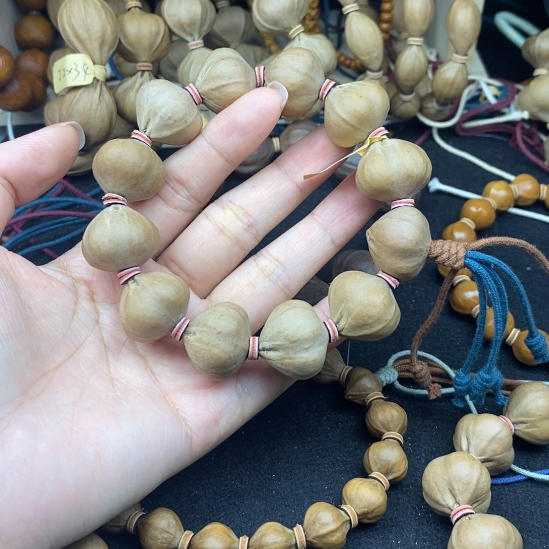 糖***敌橄榄核手串/手链2120三花大蒜头12颗