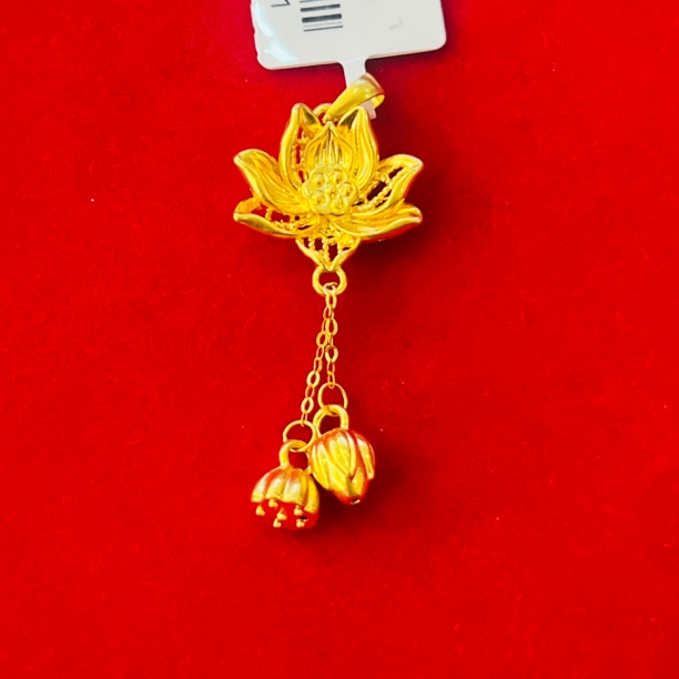 【莹莹专享】足金999投资金 莲花两世欢 ZP 0.98