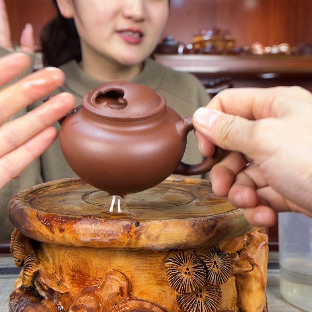 紫砂茶壶一壶李紫砂180c c