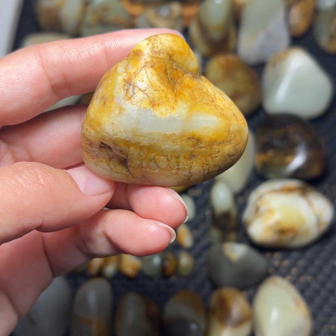 和田玉未镶嵌挂件A14