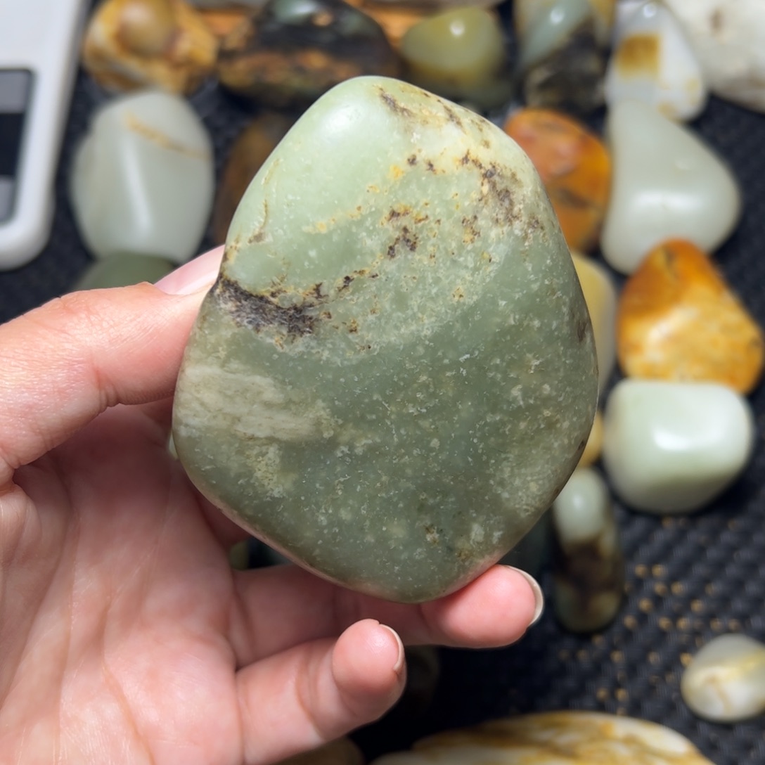 和田玉未镶嵌挂件36