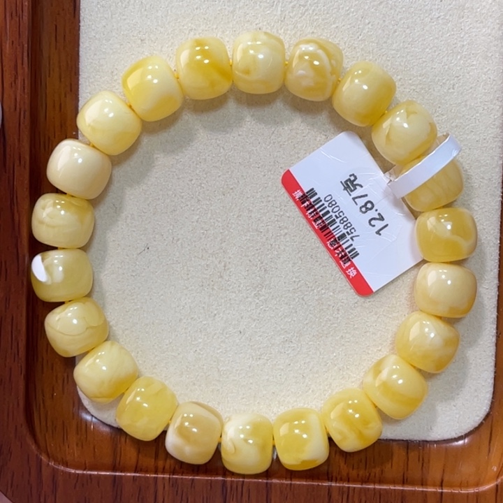 琥珀手链未镶嵌射***健蜜蜡