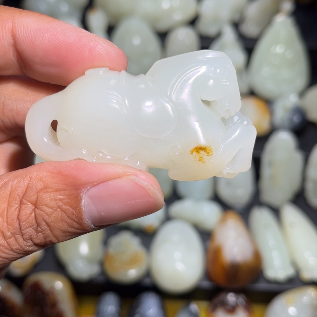 和田玉颈饰未镶嵌用****6