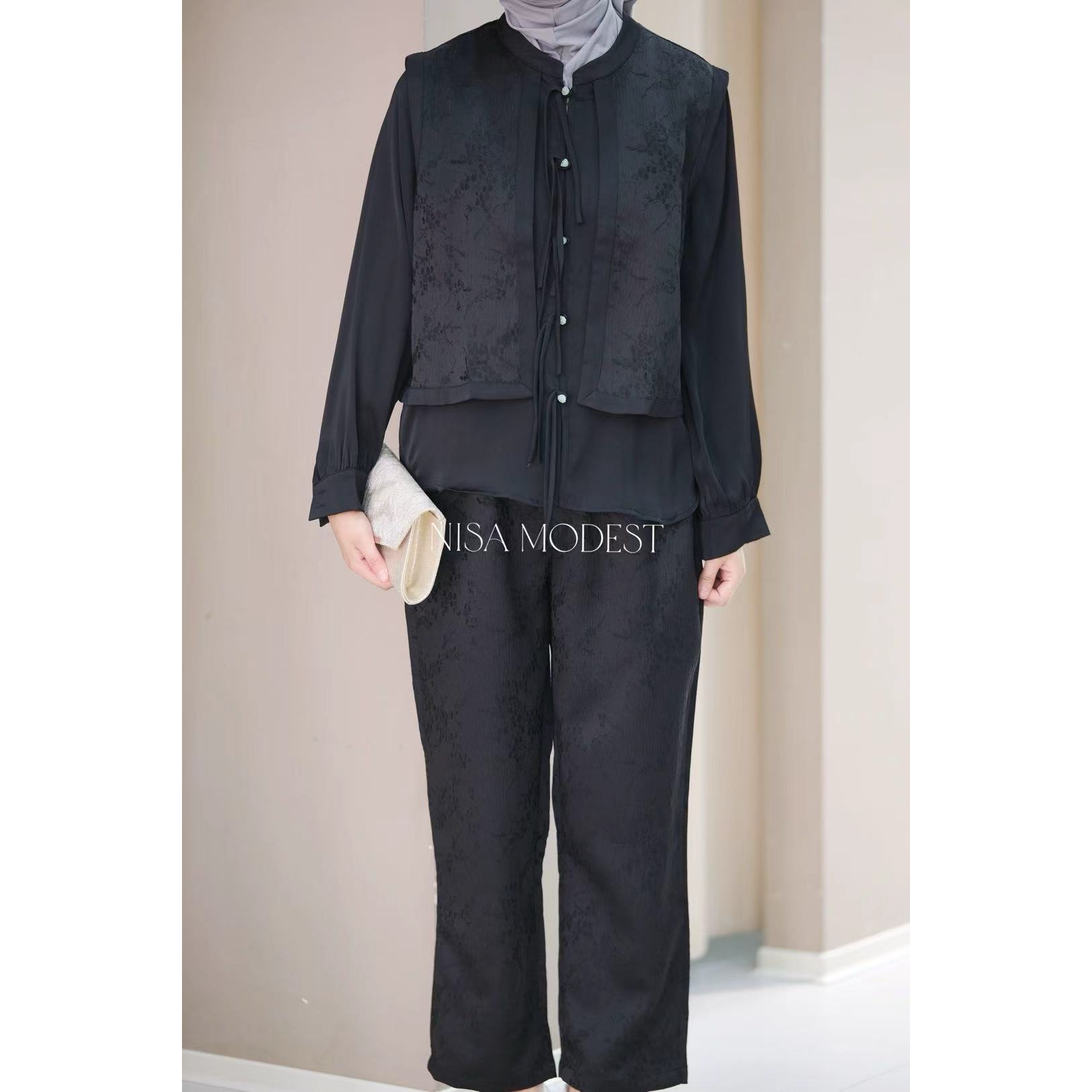 NISA新款国风套装长袖两件套NS095