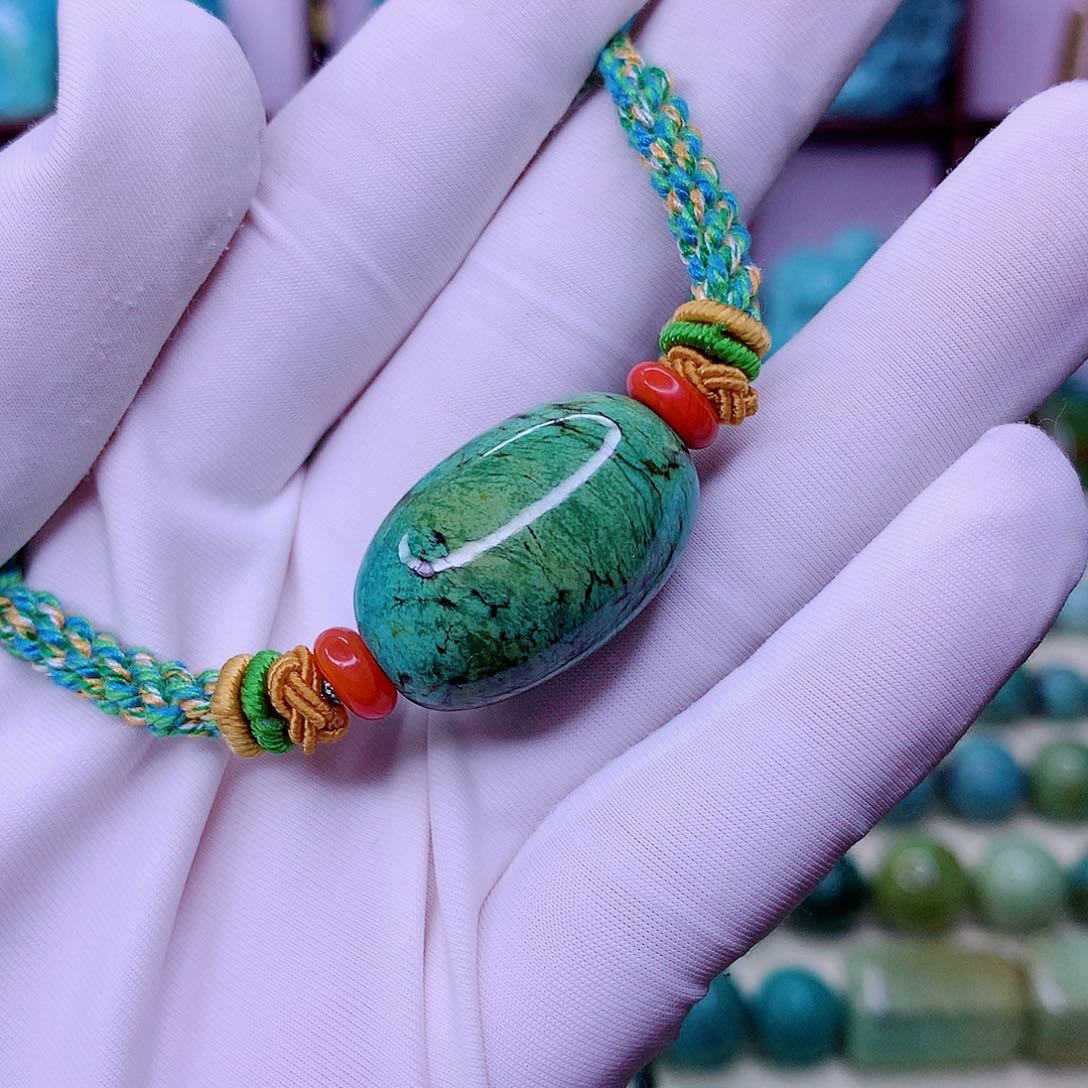 往***1绿松石未镶嵌原矿绿松石