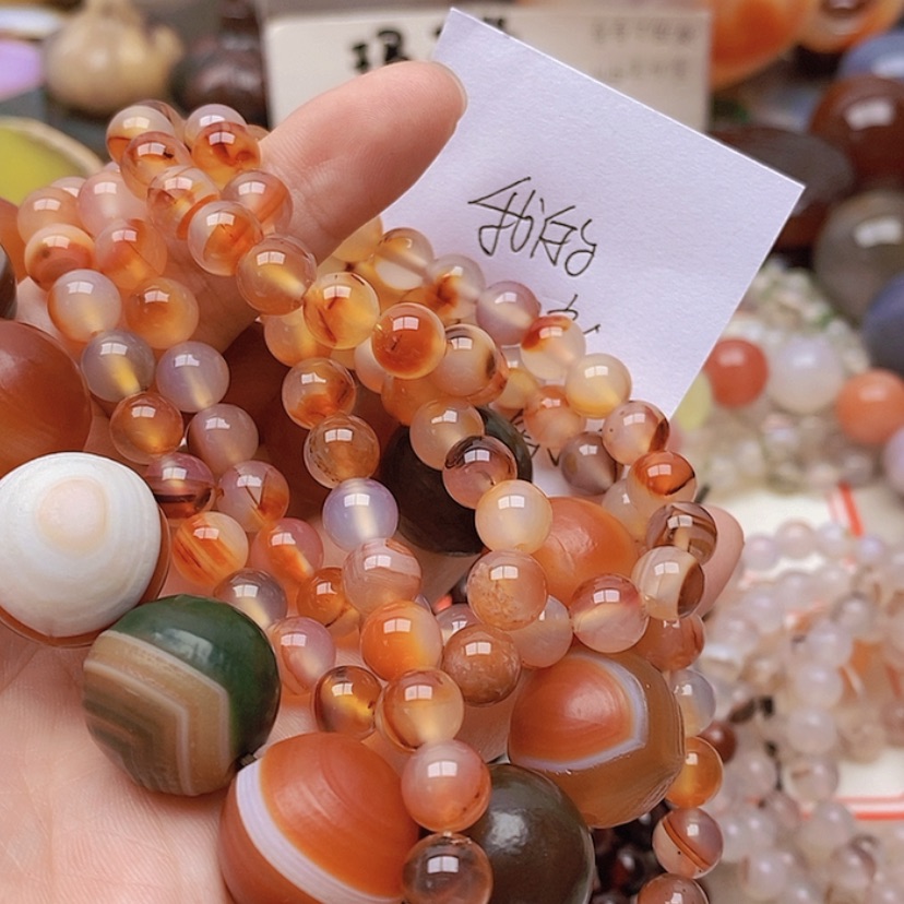 【闪购商品】未镶嵌玛瑙/玉髓珠宝半成品我**界