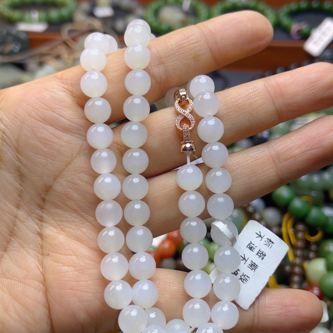 和田玉未镶嵌手链