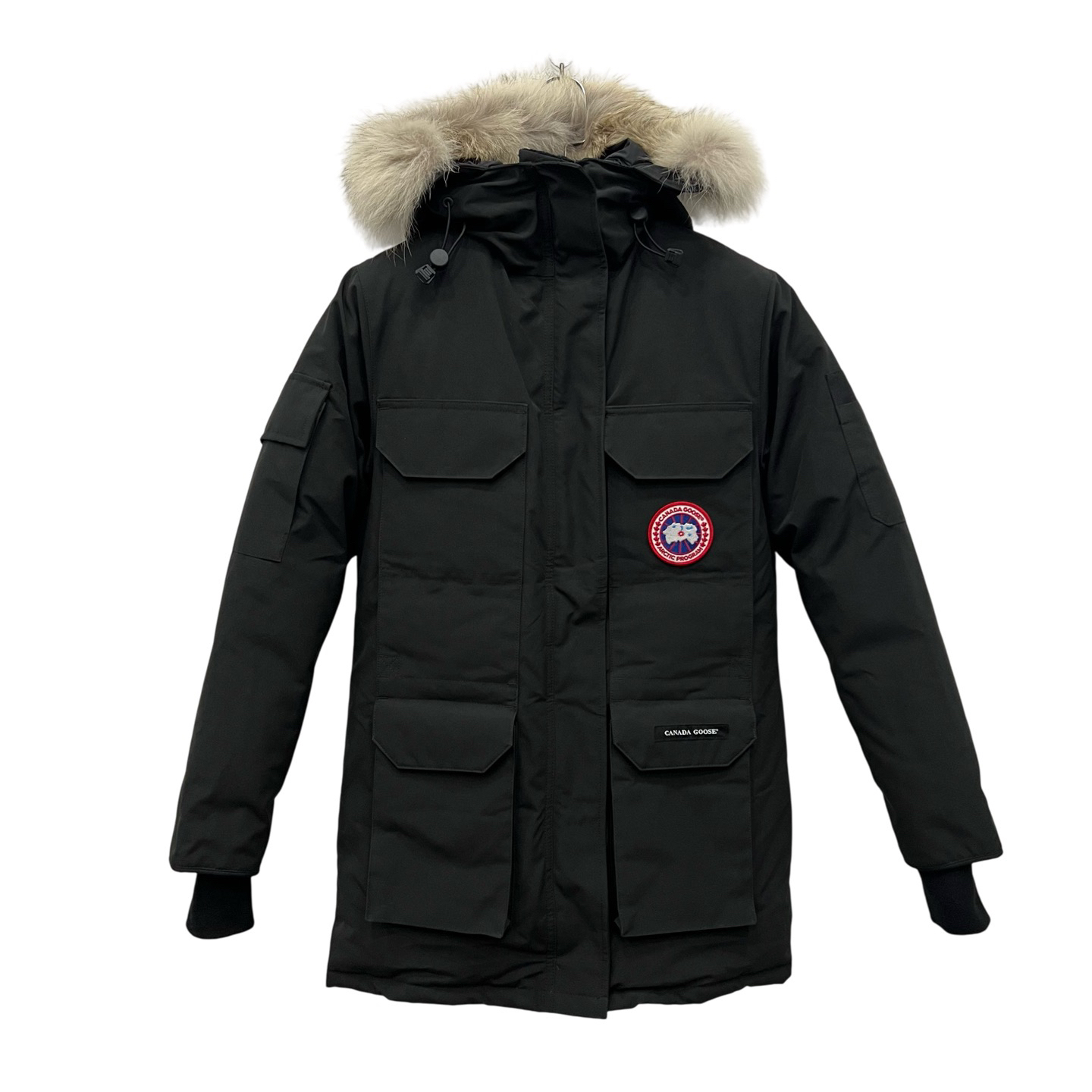99新 CANADA GOOSE 加拿大鹅 黑色远征羽绒服 XXS码/98新