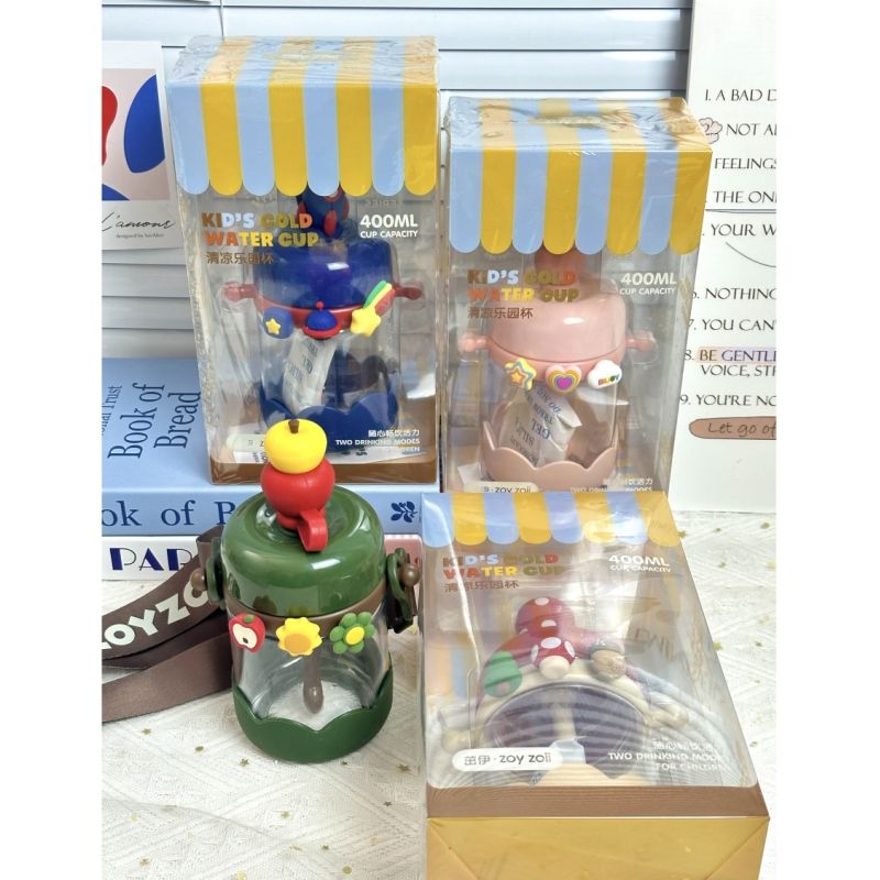 茁伊zoyzoii新款儿童水杯宝宝男童女童上学出游水杯儿童节礼物