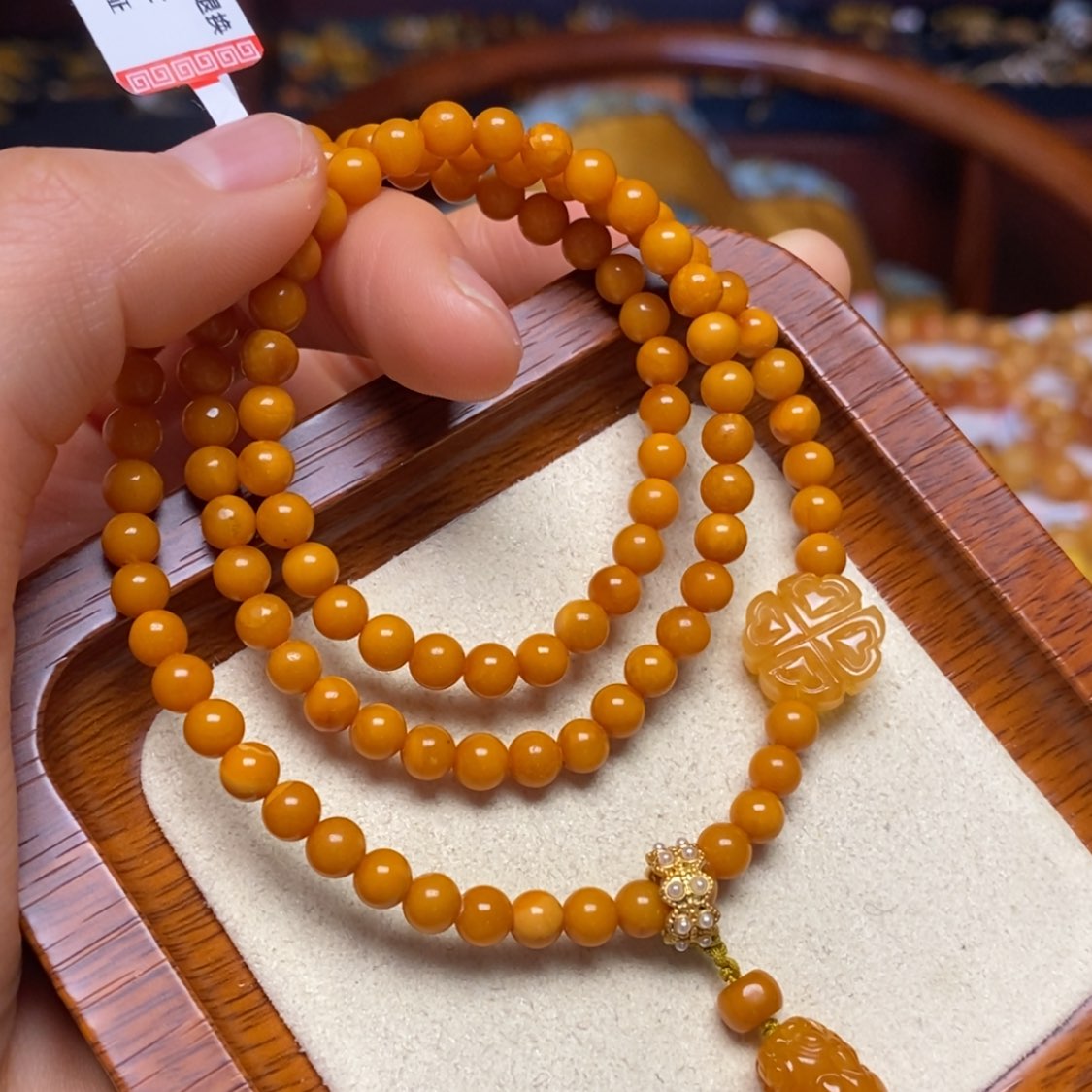 【闪购商品】蜜蜡手链未镶嵌手串