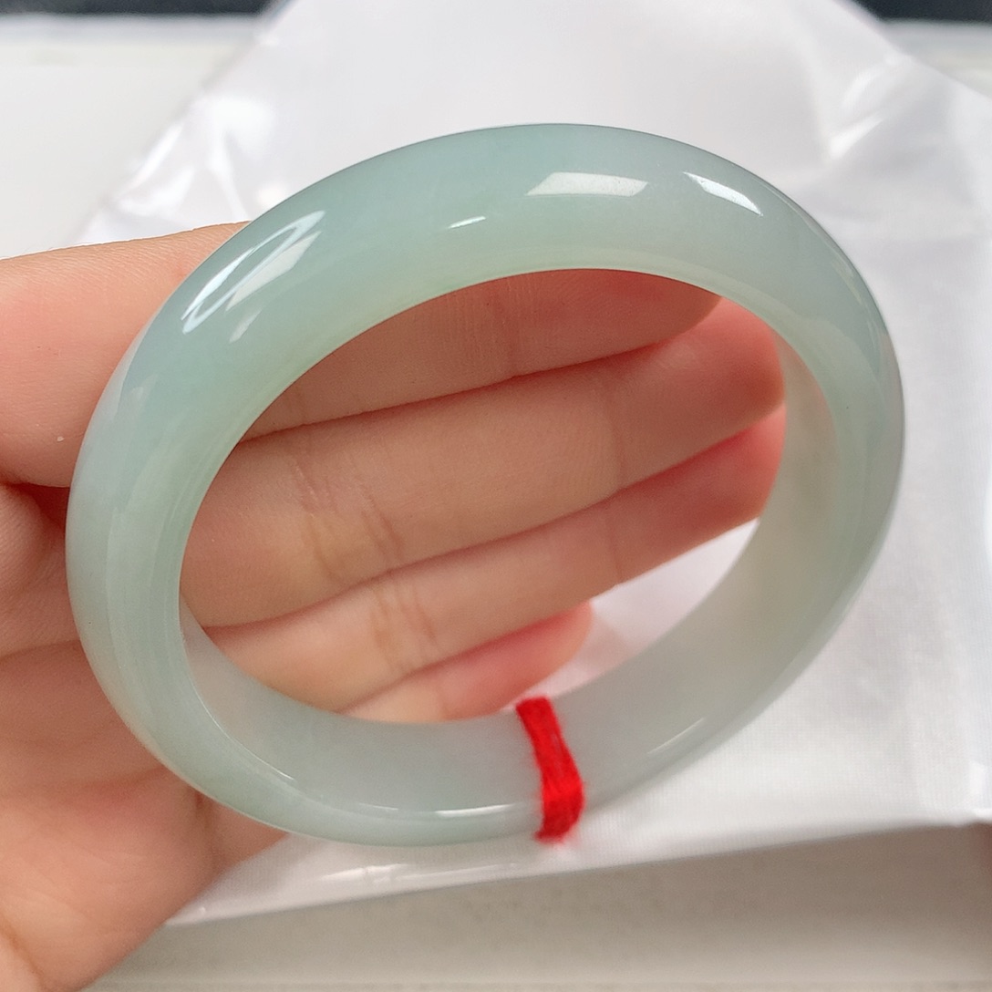 翡翠手镯未镶嵌 正圈①④③