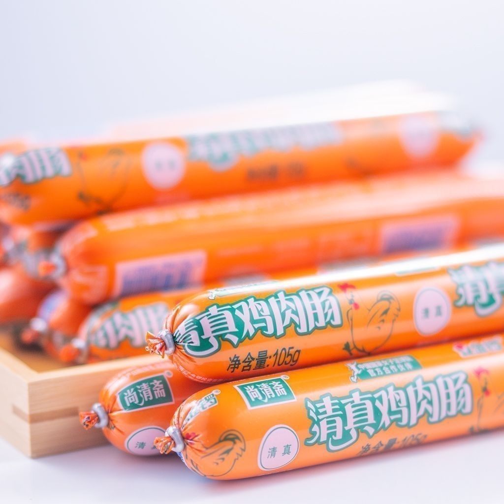 金锣清真鸡肉风味香肠105g即食小吃零食可用于烧烤泡面