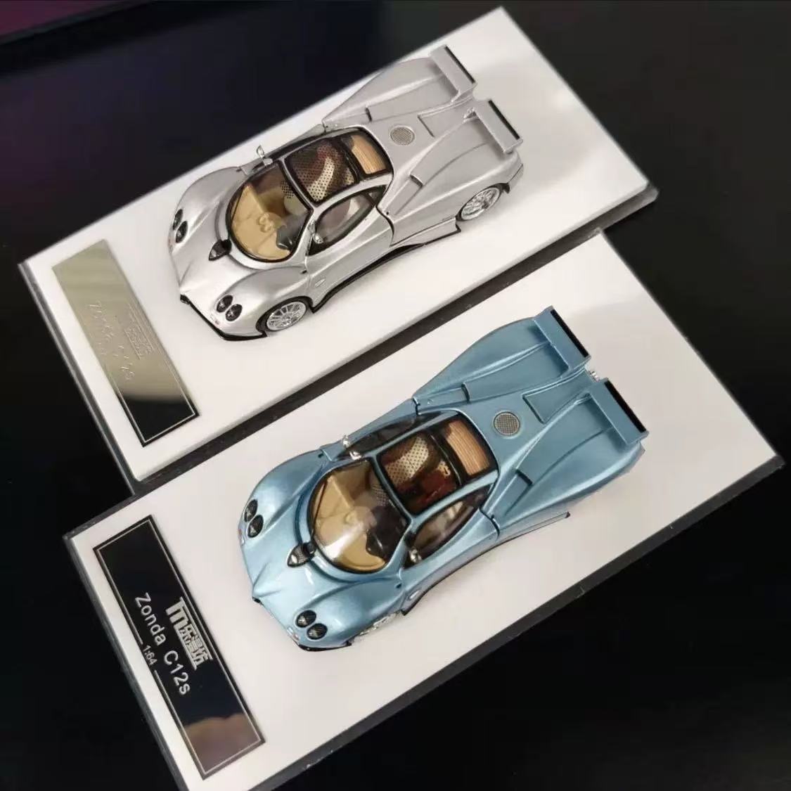 LMF乐漫坊 1:64 帕加尼宗塔 Zonda C12 可开盖磁吸 合金汽车模型