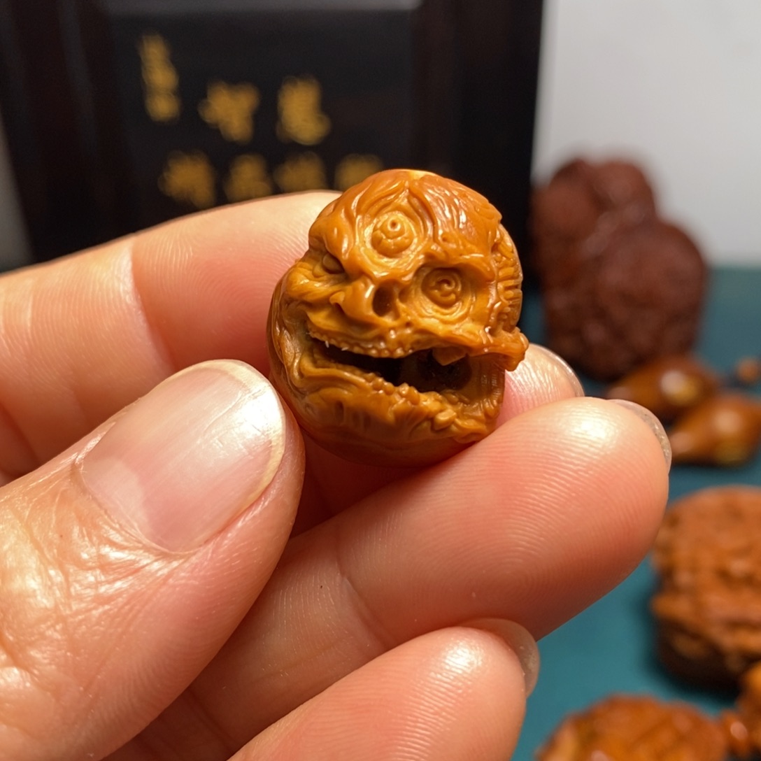 手串/手链橄榄核橄榄核雕刻恶僧