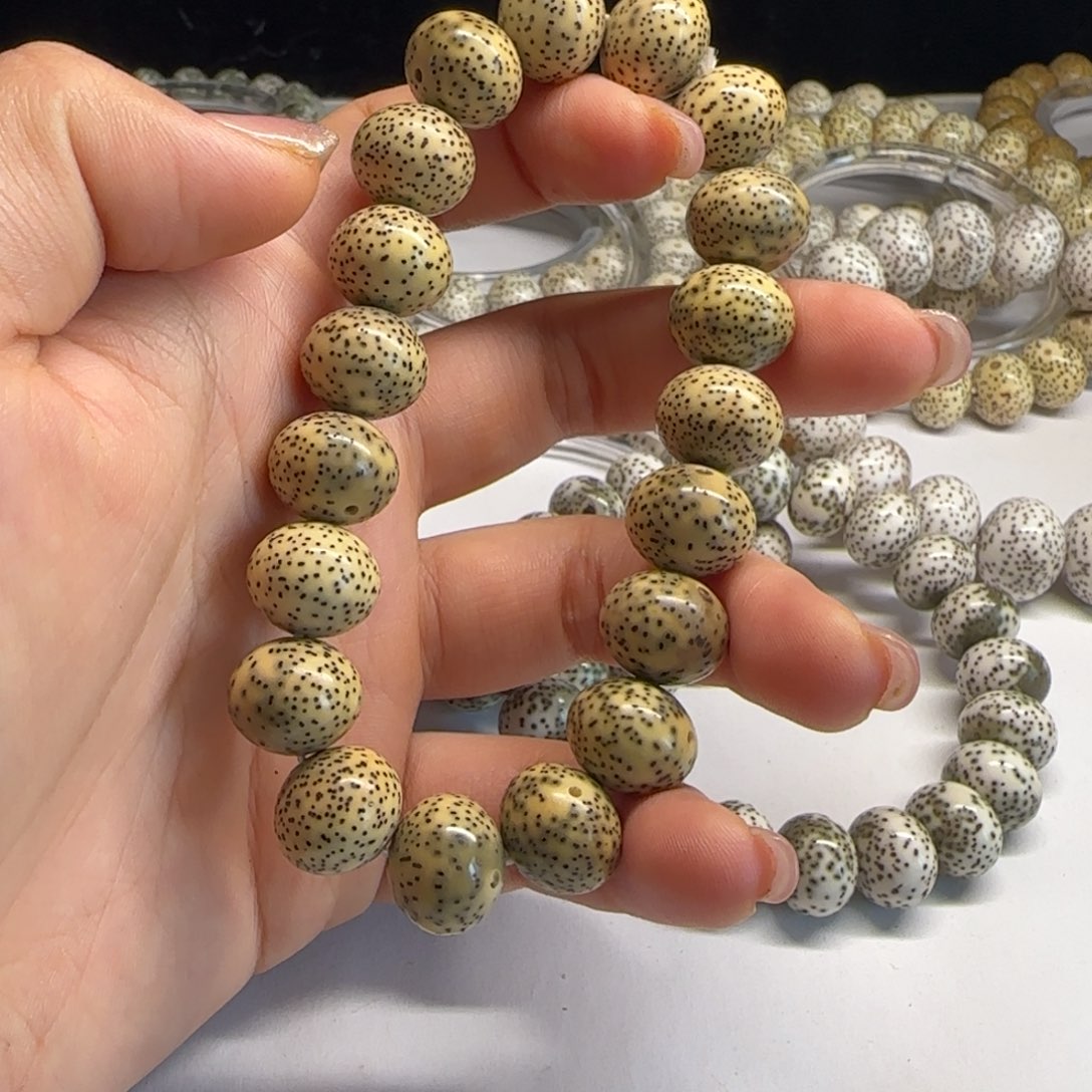 星月菩提吊坠1412胖苹果青花