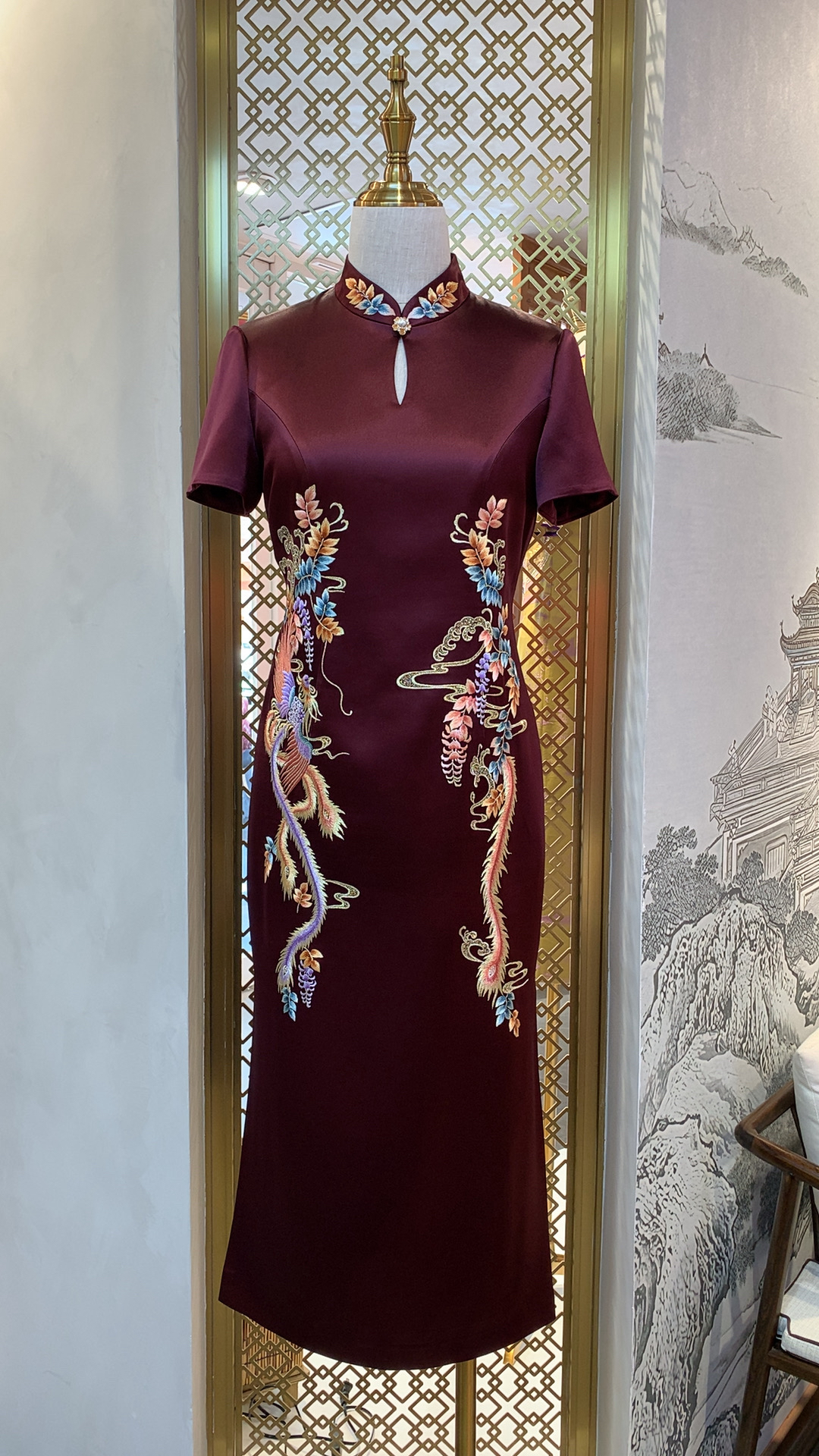 新中式改良旗袍7072