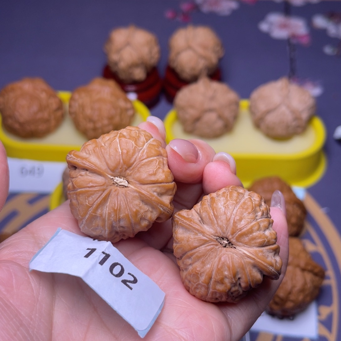 K****把件文玩核桃南瓜墩 37 1102