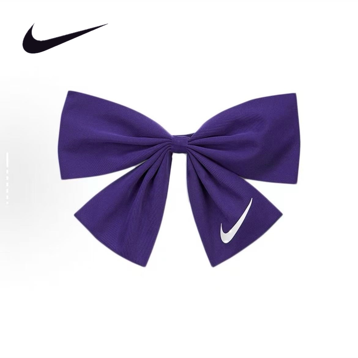 NIKE/耐克图案印花蝴蝶结发带女款百搭