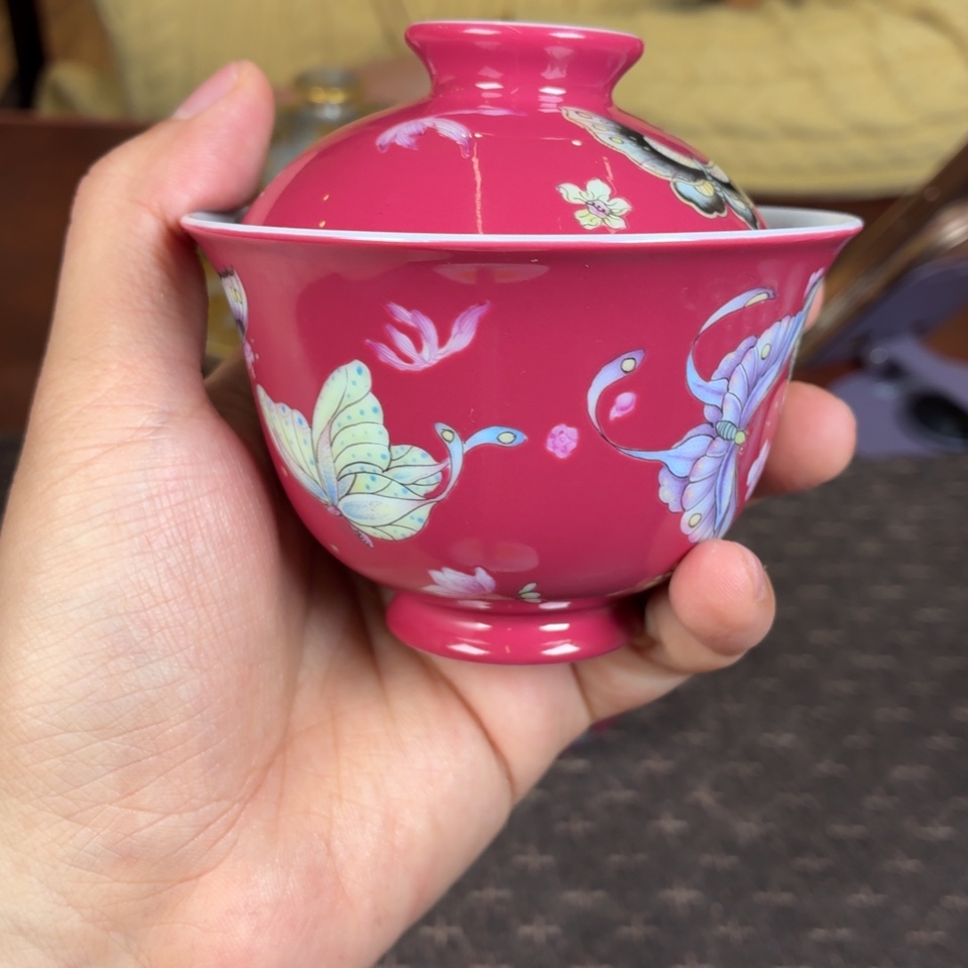 杯子瓷瓷姑娘景德镇陶瓷艺术