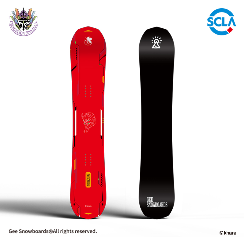 EVA x Gee snowboards联名 单板滑雪板全能板刻滑烧结二号机