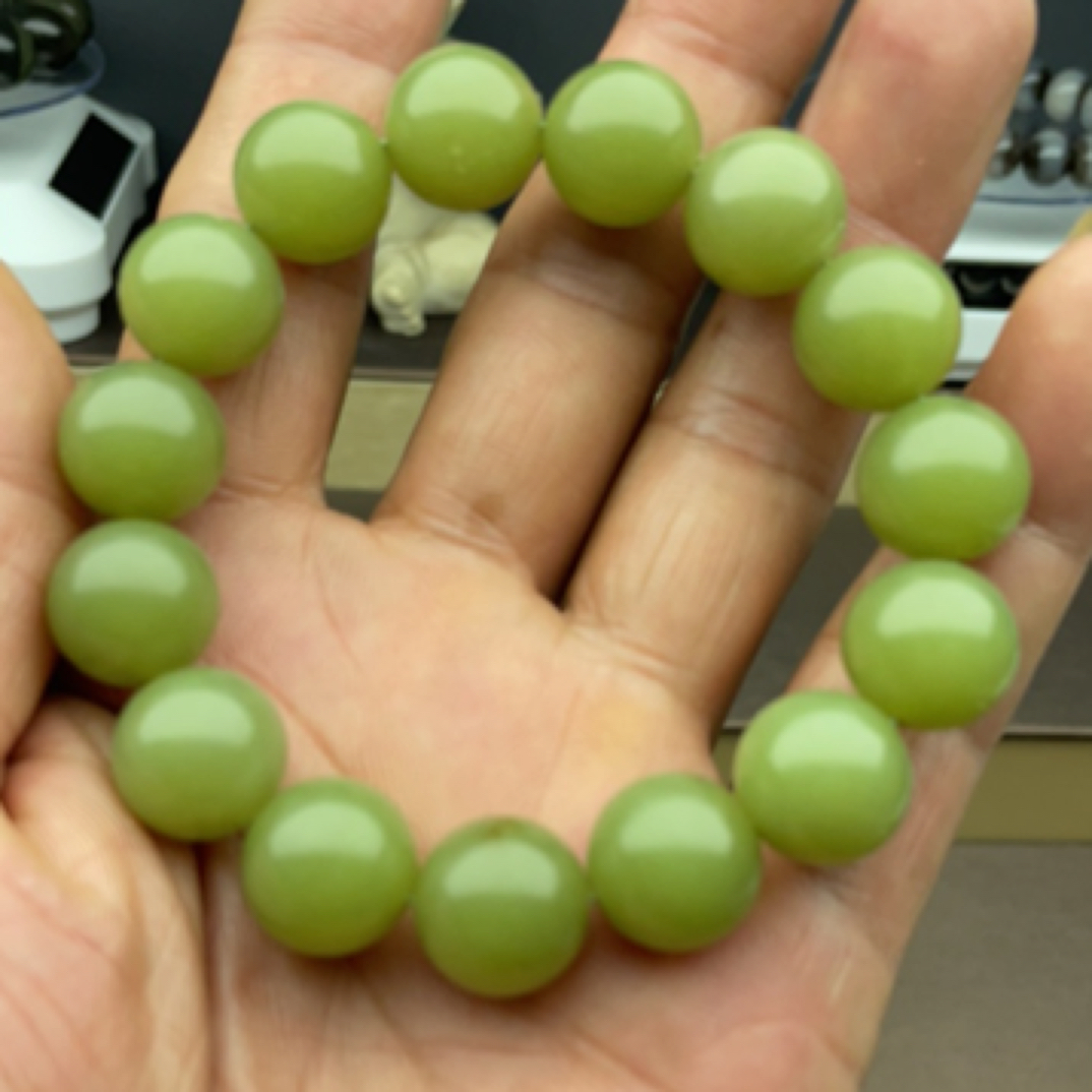 新疆和田玉手串精力