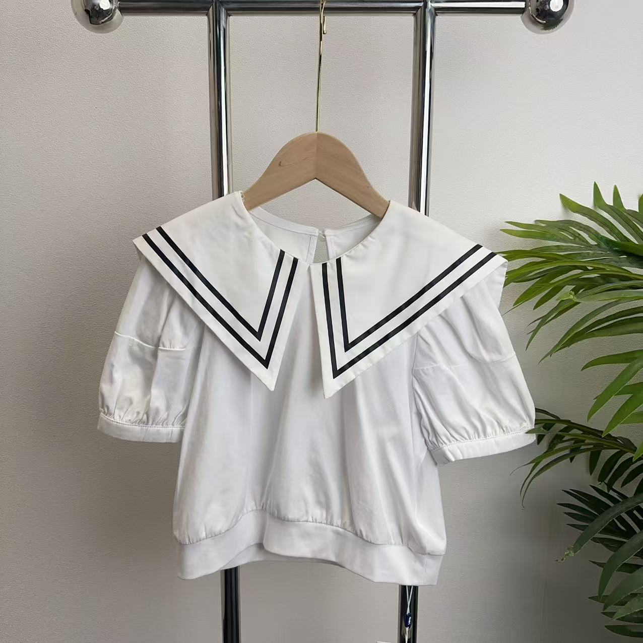 【1149】白色小衫B9-3