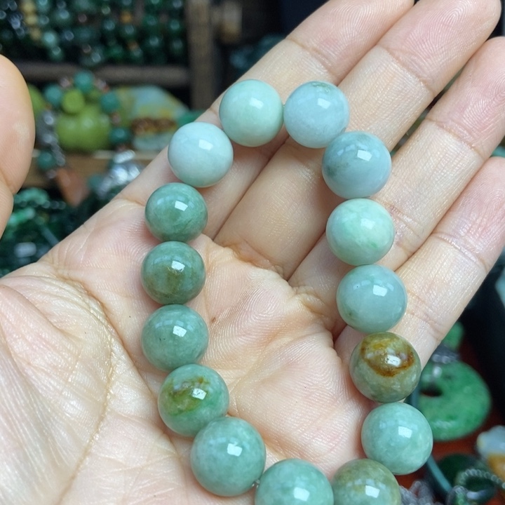 卡12左右素圈一条15颗