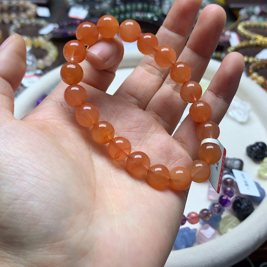 财***驻水晶手链未镶嵌手链