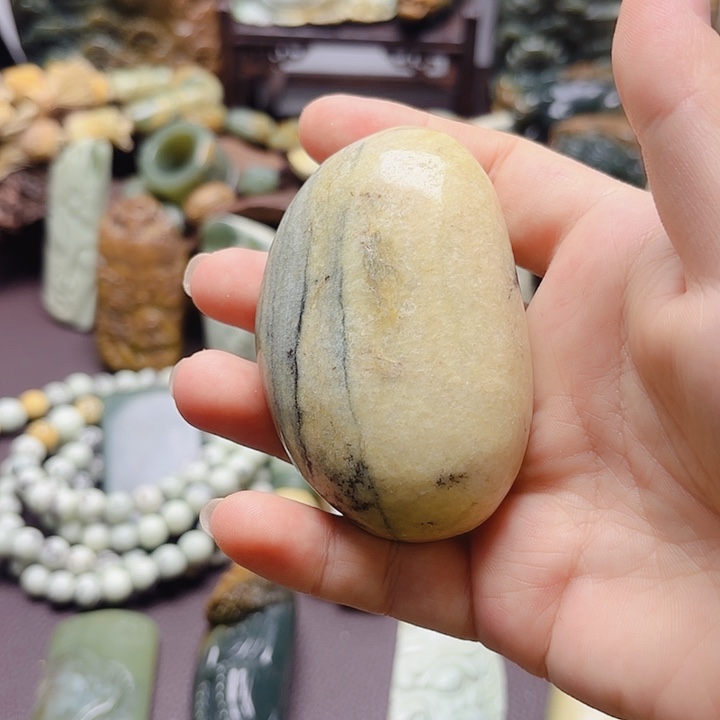 岫岩河磨玉（透闪石质玉）未镶嵌挂件