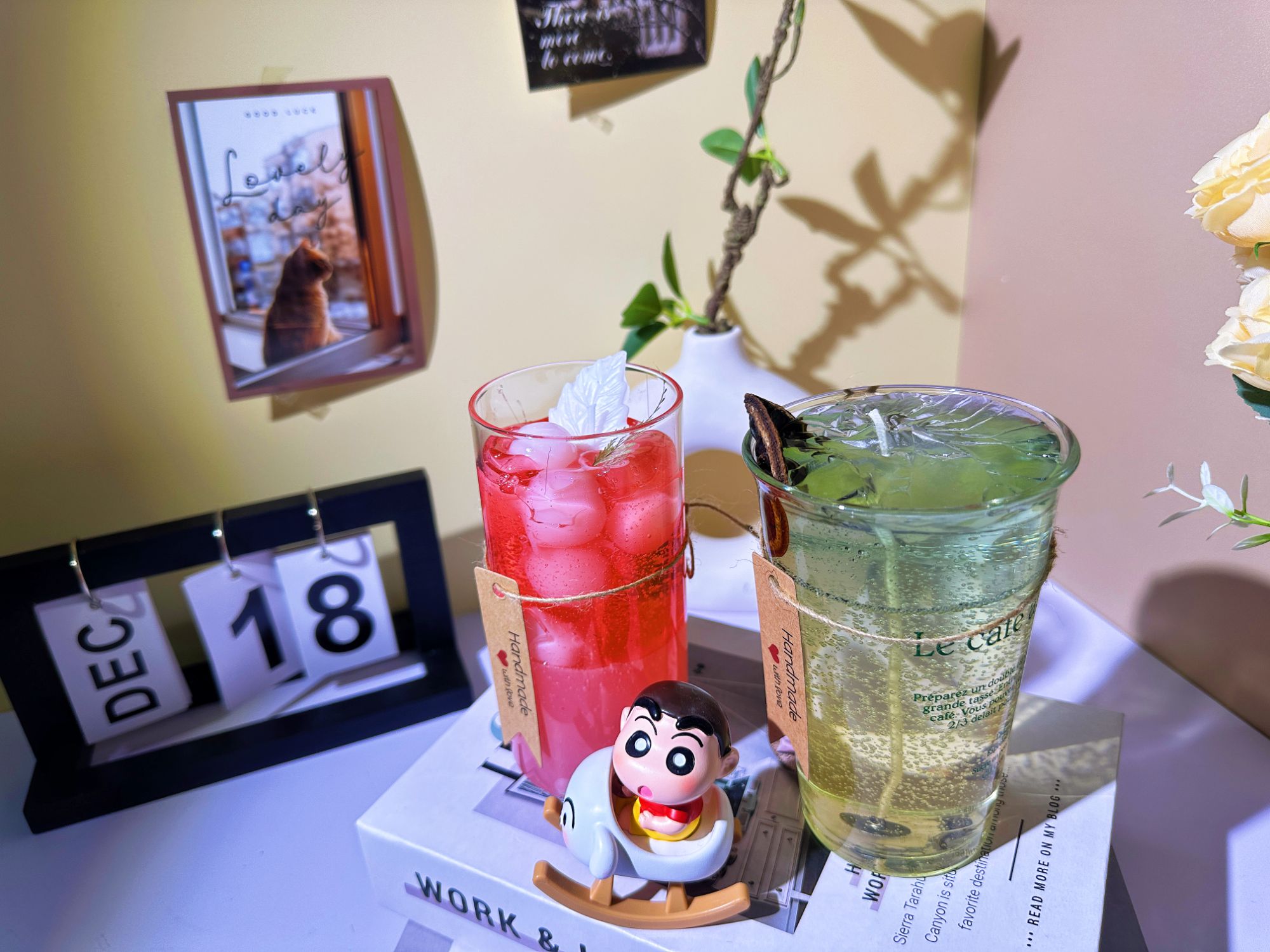 「欧气拆」重工高奢ins风香薰蜡烛成品DIY许愿蜡烛摆件