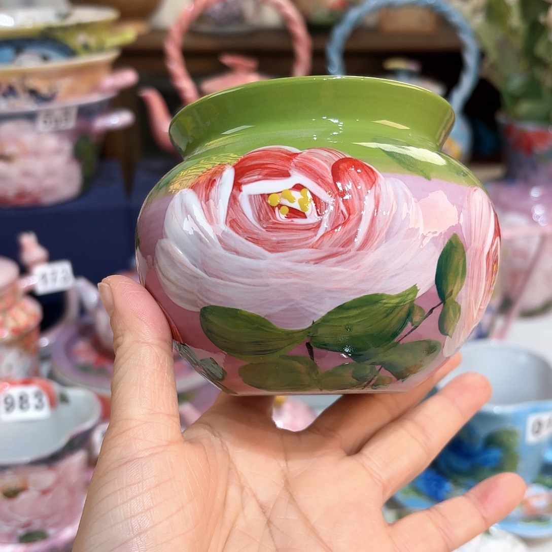 景德镇手绘高温釉下彩陶瓷茶具