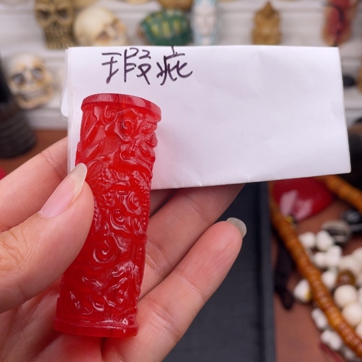 手串/手链鹿骨青鱼石