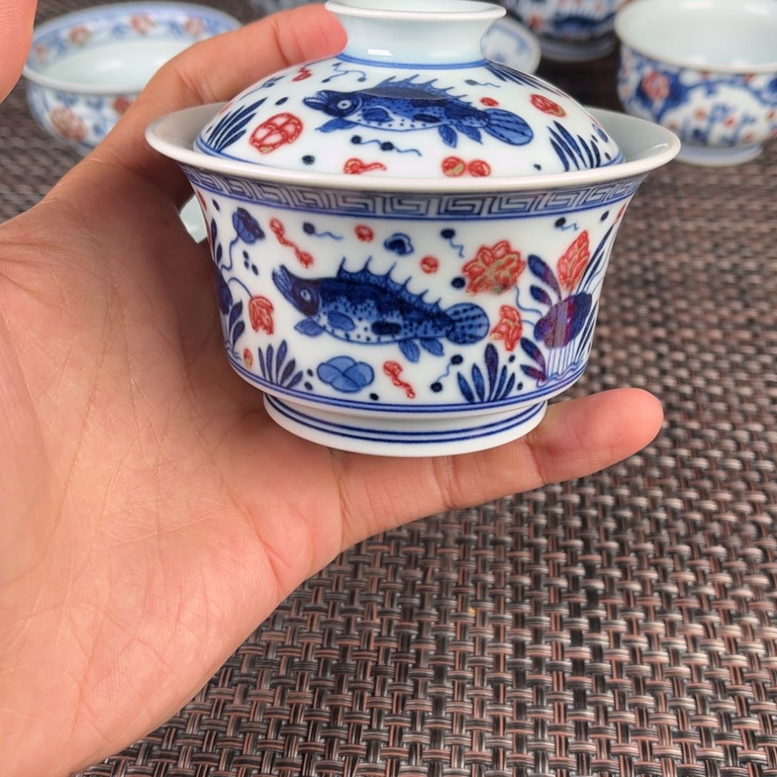 瓷片景德镇陶瓷杯子