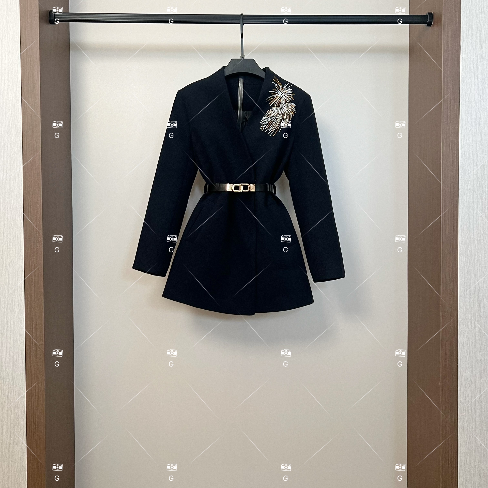 【楠楠】秋冬气质小香风设计师羽绒服轻奢女 GS-57685