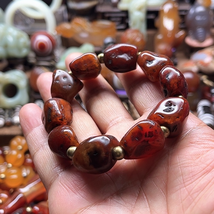 玛瑙/玉髓车挂未镶嵌